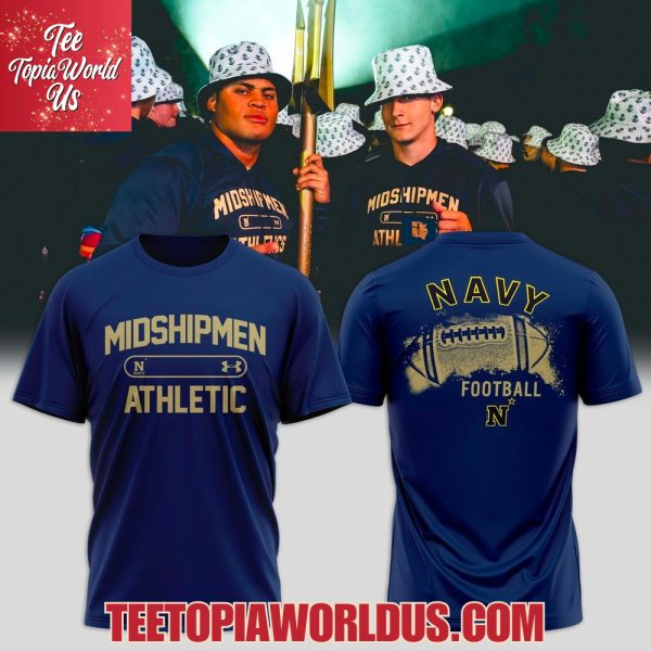 Navy Midshipmen Football Athletic T-Shirt