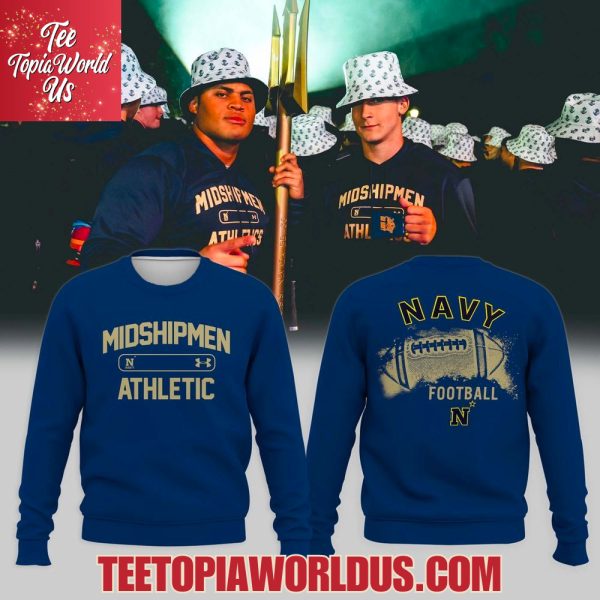 Navy Midshipmen Football Athletic T-Shirt
