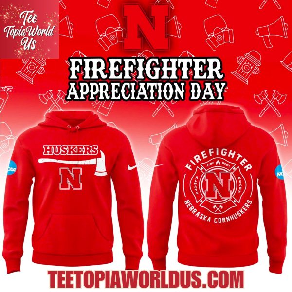 Nebraska Cornhuskers Firefighter Application Day Hoodie