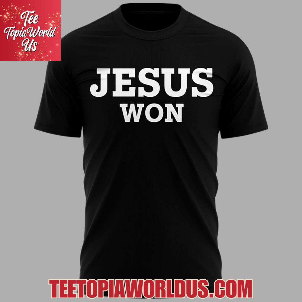 Nebraska Football Jesus Won 2025 T-Shirt Nebraska Football Jesus Won 2025 T-Shirt