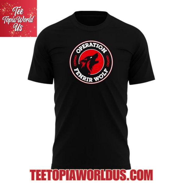 Nebraska Huskers Operation Fenrir Wolf T-Shirt