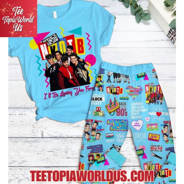 New Kids On The Blocks I’ll Be Loving You Forever Pajamas Set