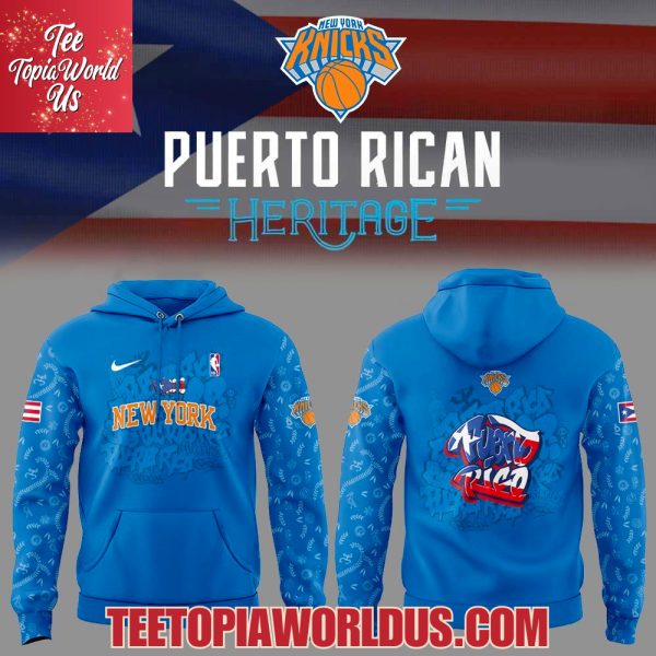 New York Knicks Puerto Rican Heritage 2025 Hoodie