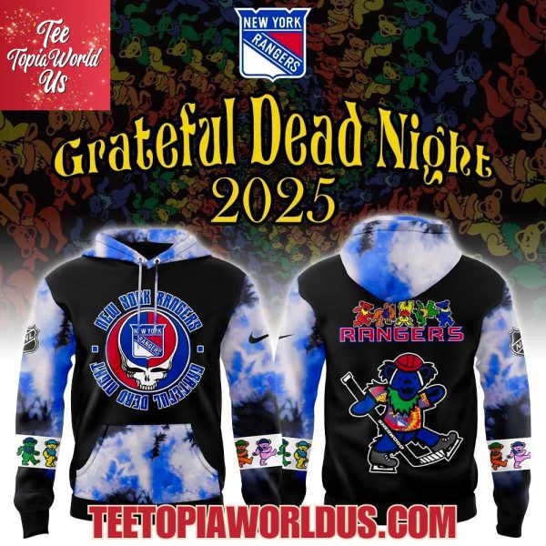 New York Rangers Grateful Dead Night 60th Hoodie