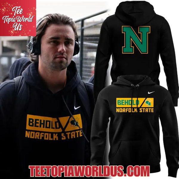 Norfolk State Football Behold the Green & Gold Hoodie