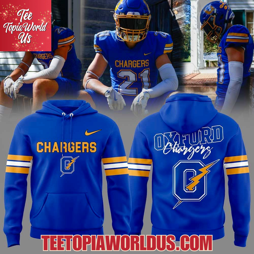 Oxford Charger All Blue Uniform Hoodie Oxford Charger All Blue Uniform Hoodie