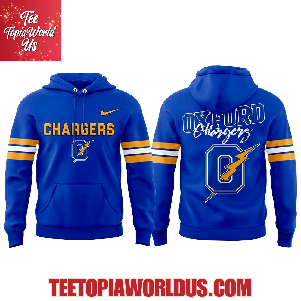 Oxford Charger All Blue Uniform Hoodie Oxford Charger All Blue Uniform Hoodie