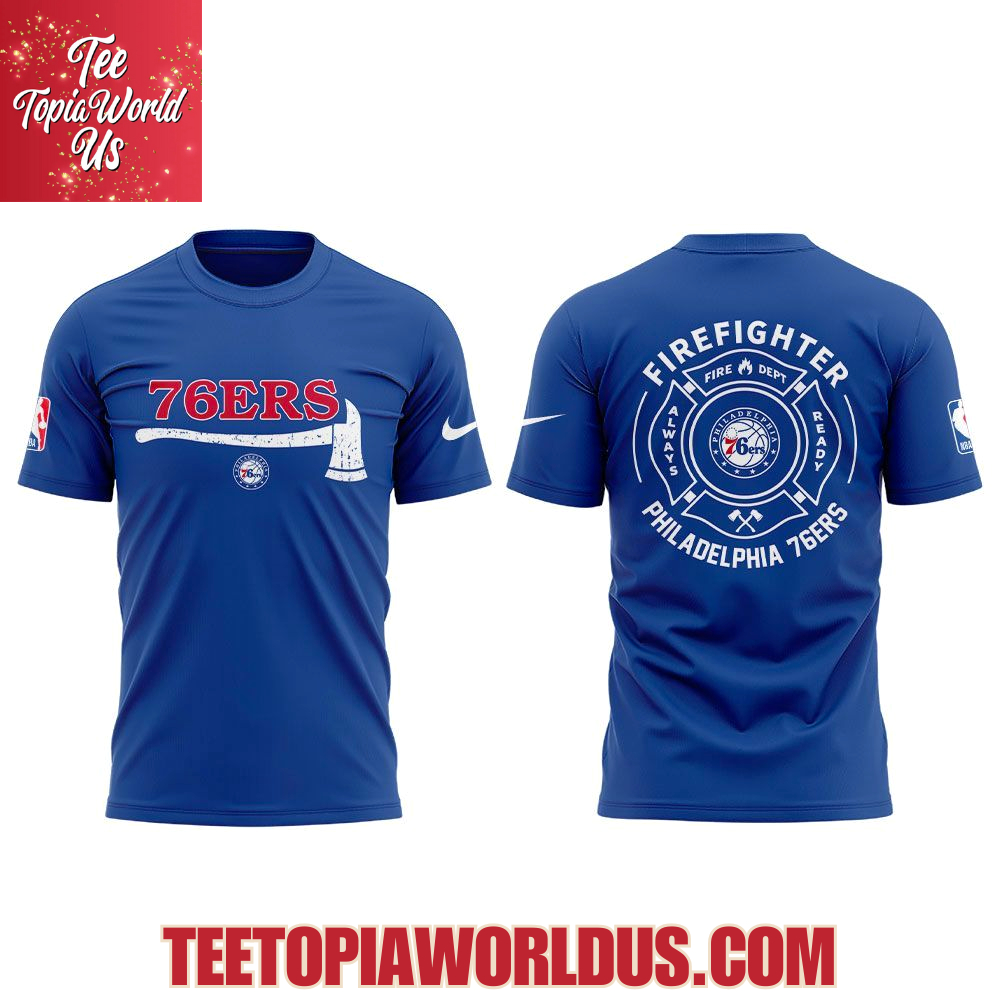 Philadelphia 76ers Firefighter Application Day 2025 Hoodie Philadelphia 76ers Firefighter Application Day 2025 Hoodie