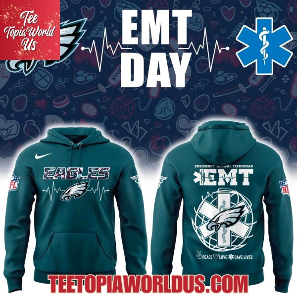 Philadelphia Eagles EMT Day Hoodie