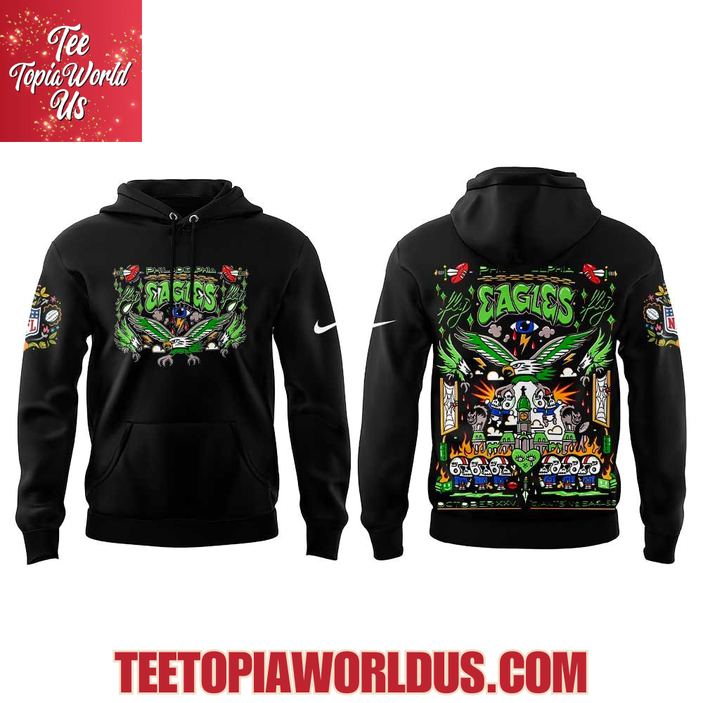 Philadelphia Eagles Hasta La Muerte 2025 Hoodie Philadelphia Eagles Hasta La Muerte 2025 Hoodie