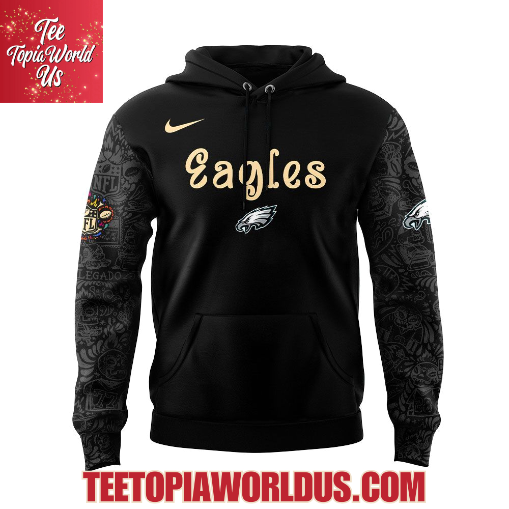 Philadelphia Eagles x Hasta la Muerte 2025 Hoodie Philadelphia Eagles x Hasta la Muerte 2025 Hoodie
