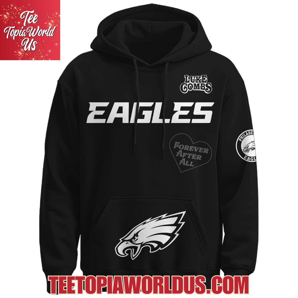 Philadelphia Eagles x Luke Combs Beer Never Broke My Heart Tour 2025 Hoodie Philadelphia Eagles x Luke Combs Beer Never Broke My Heart Tour 2025 Hoodie