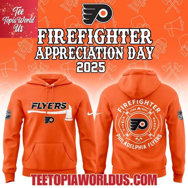 Philadelphia Flyers Firefighter Application Day Hoodie Philadelphia Flyers Firefighter Application Day Hoodie