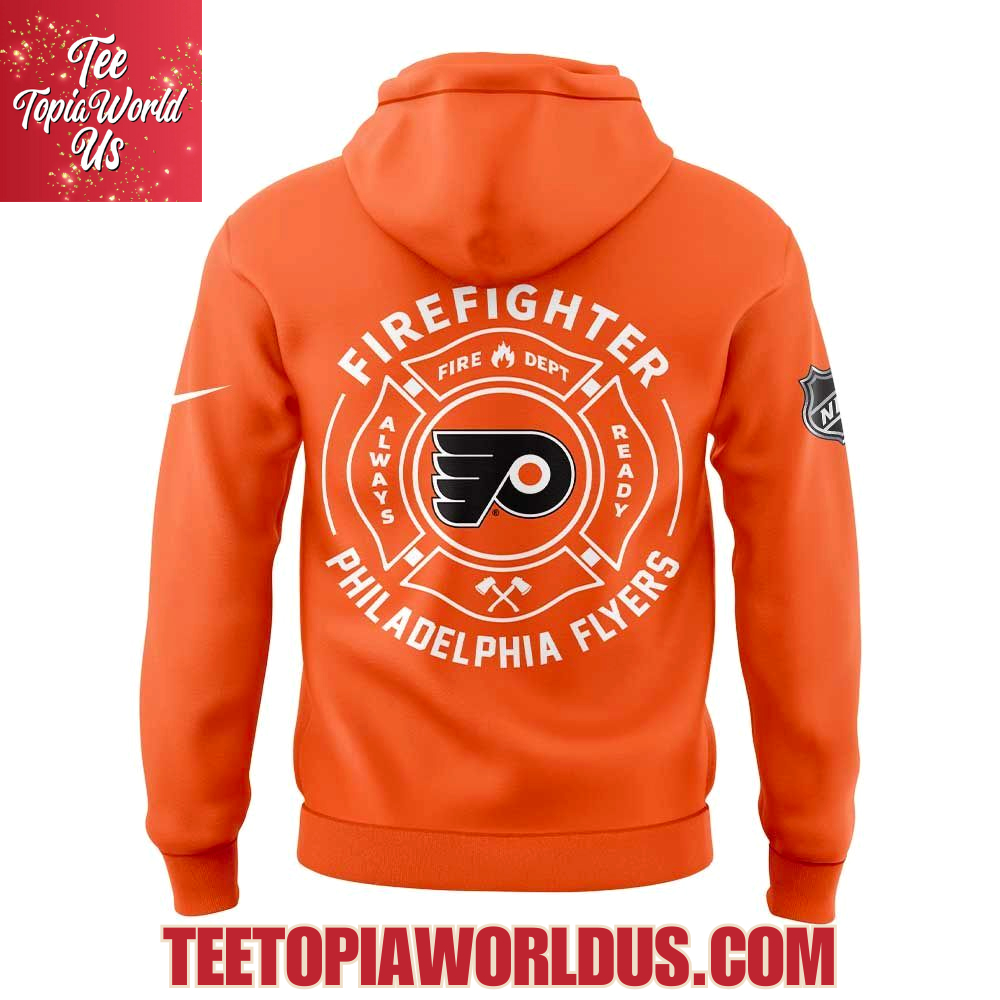 Philadelphia Flyers Firefighter Application Day Hoodie Philadelphia Flyers Firefighter Application Day Hoodie