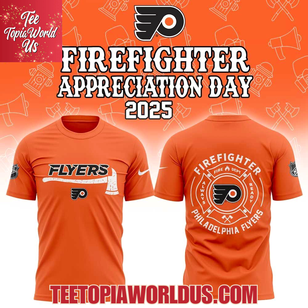 Philadelphia Flyers Firefighter Application Day Hoodie Philadelphia Flyers Firefighter Application Day Hoodie