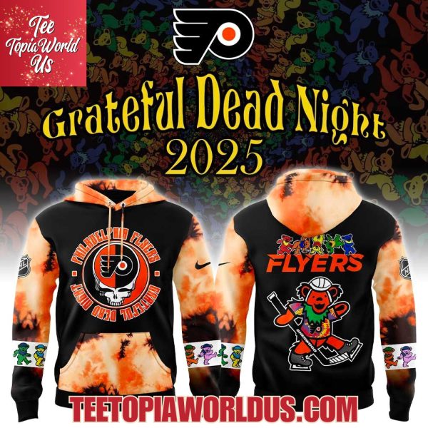 Philadelphia Flyers Grateful Dead Night 60th Hoodie Philadelphia Flyers Grateful Dead Night 60th Hoodie