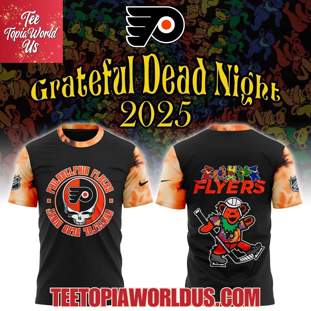 Philadelphia Flyers Grateful Dead Night 60th Hoodie Philadelphia Flyers Grateful Dead Night 60th Hoodie