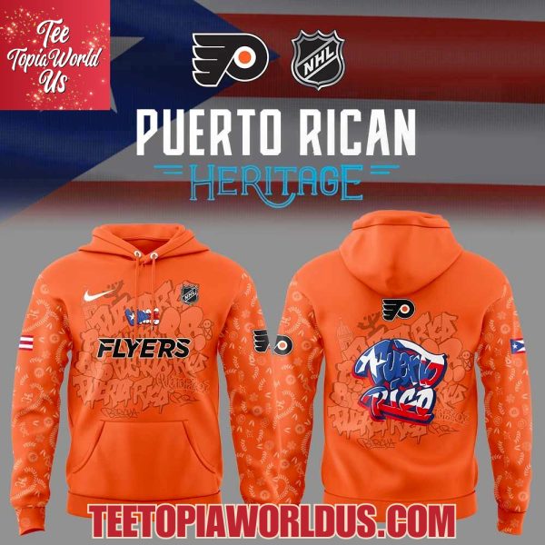 Philadelphia Flyers Puerto Rican Heritage Hoodie Philadelphia Flyers Puerto Rican Heritage Hoodie