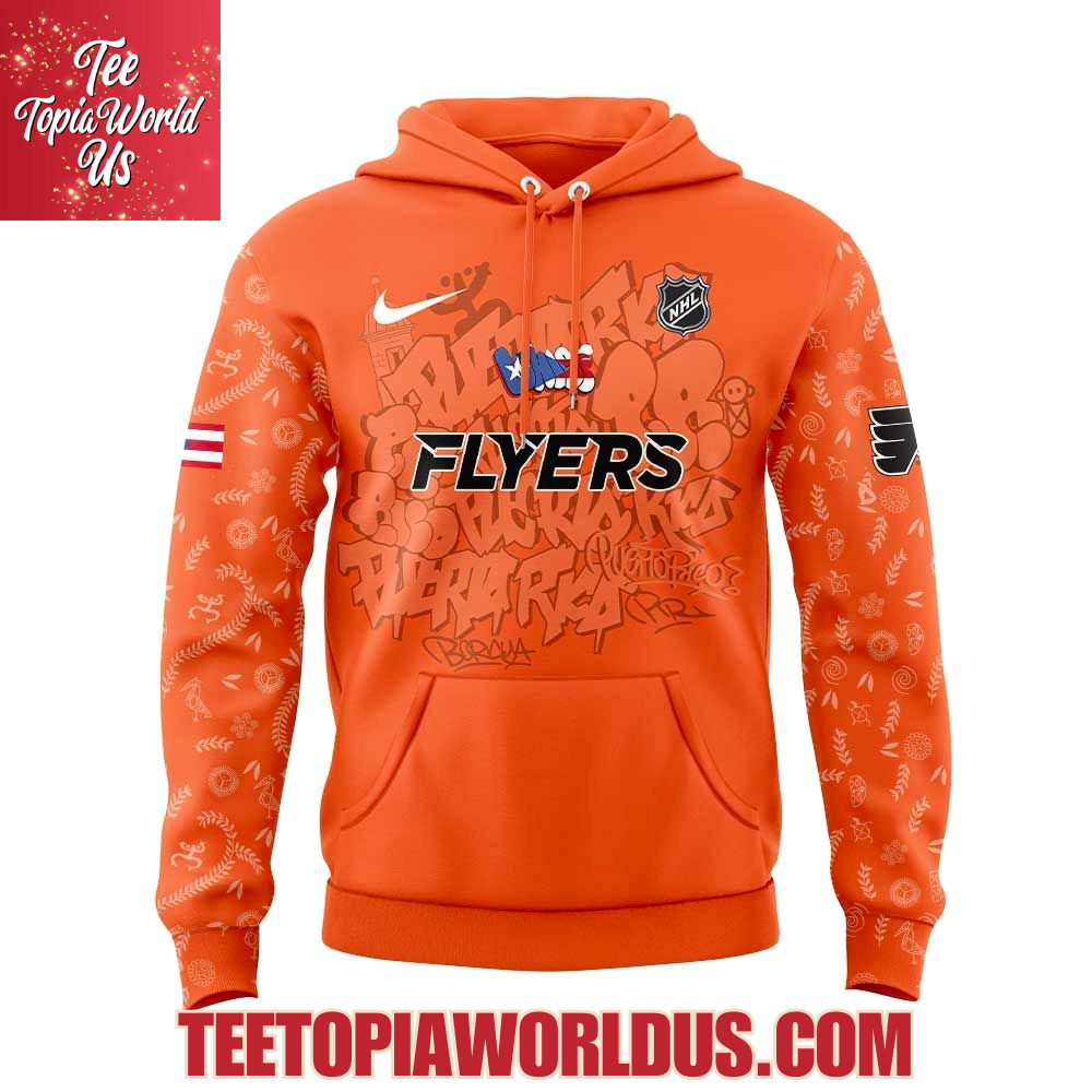 Philadelphia Flyers Puerto Rican Heritage Hoodie Philadelphia Flyers Puerto Rican Heritage Hoodie
