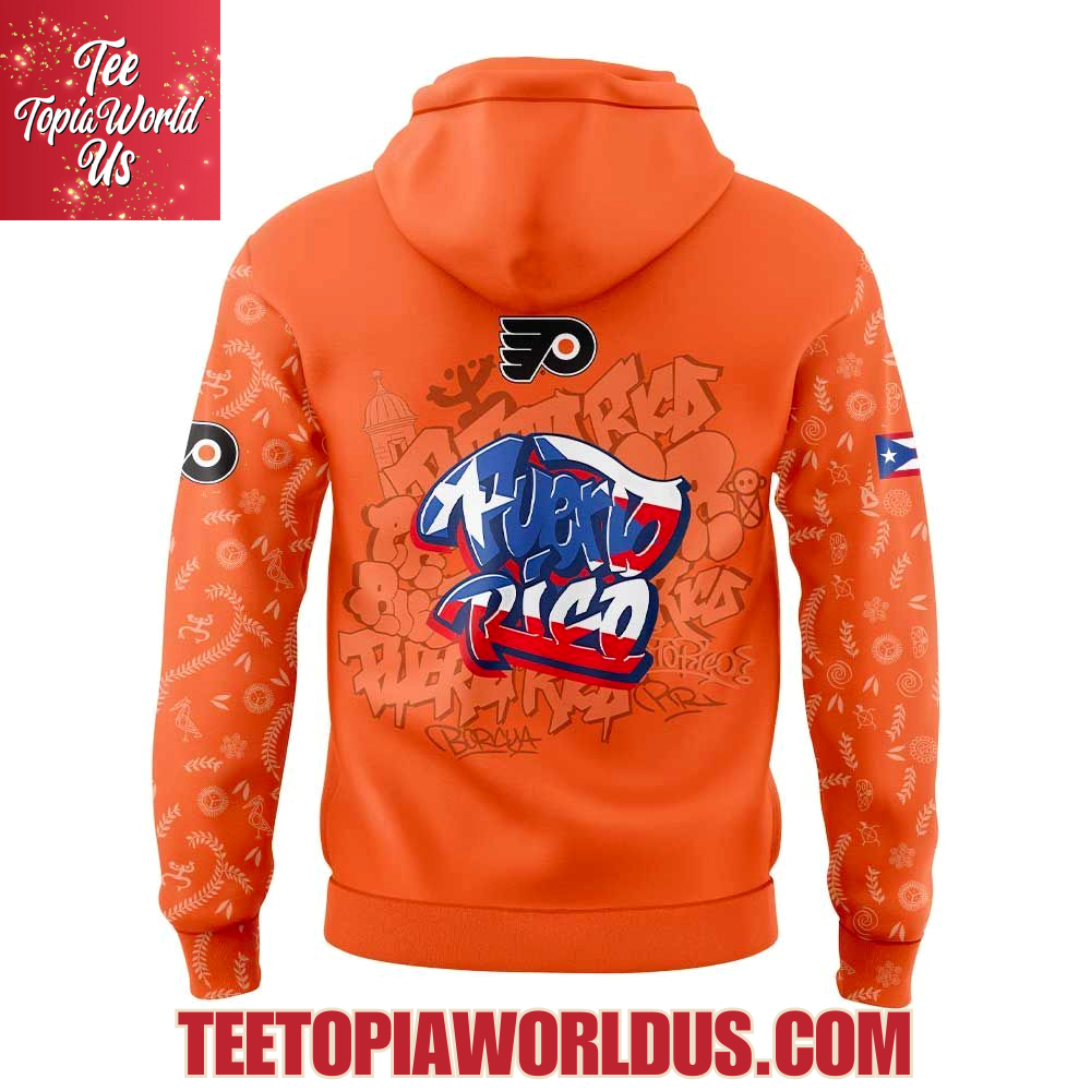 Philadelphia Flyers Puerto Rican Heritage Hoodie Philadelphia Flyers Puerto Rican Heritage Hoodie
