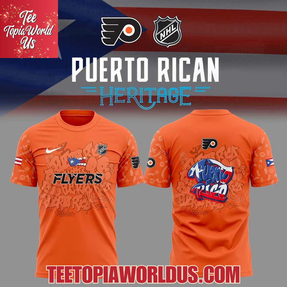 Philadelphia Flyers Puerto Rican Heritage Hoodie Philadelphia Flyers Puerto Rican Heritage Hoodie