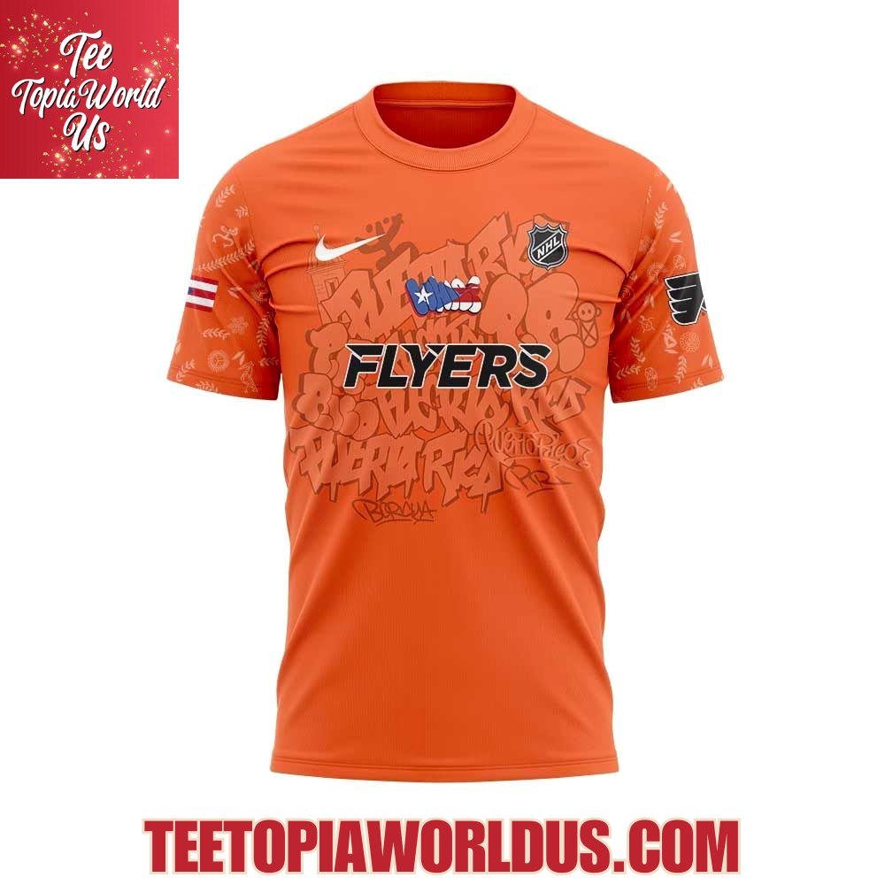 Philadelphia Flyers Puerto Rican Heritage Hoodie Philadelphia Flyers Puerto Rican Heritage Hoodie