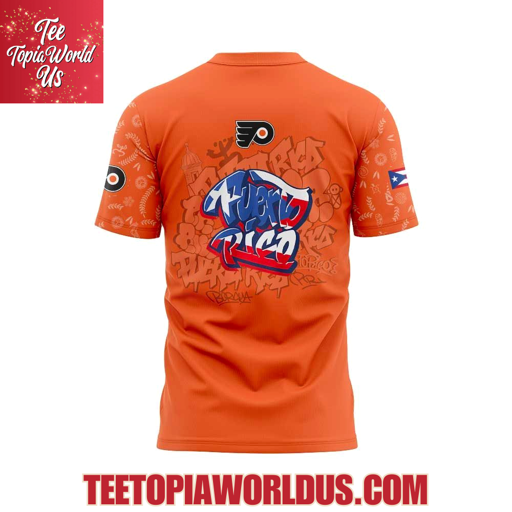 Philadelphia Flyers Puerto Rican Heritage Hoodie Philadelphia Flyers Puerto Rican Heritage Hoodie