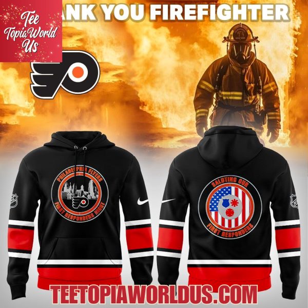 Philadelphia Flyers Thank You Firefighter 2025 Hoodie Philadelphia Flyers Thank You Firefighter 2025 Hoodie