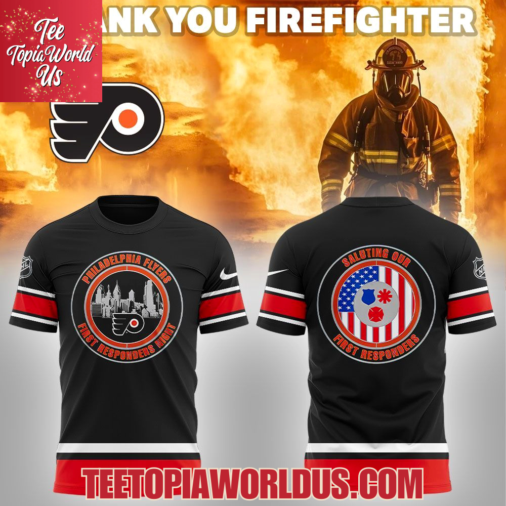 Philadelphia Flyers Thank You Firefighter 2025 Hoodie Philadelphia Flyers Thank You Firefighter 2025 Hoodie