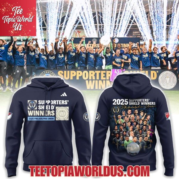 Philadelphia Union 2025 Supporters’ Shield Winners Hoodie