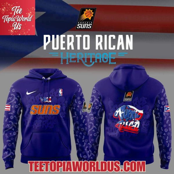 Phoenix Suns Puerto Rican Heritage 2025 Hoodie Phoenix Suns Puerto Rican Heritage 2025 Hoodie