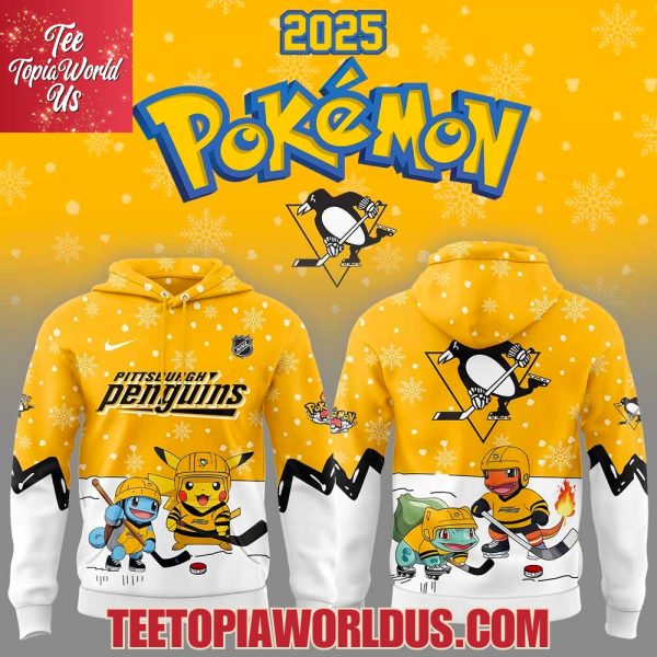 Pittsburgh Penguin x Pokemon 2025 Hoodie