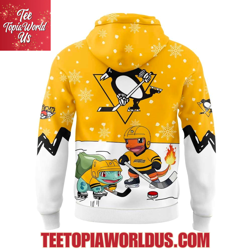 Pittsburgh Penguin x Pokemon 2025 Hoodie Pittsburgh Penguin x Pokemon 2025 Hoodie
