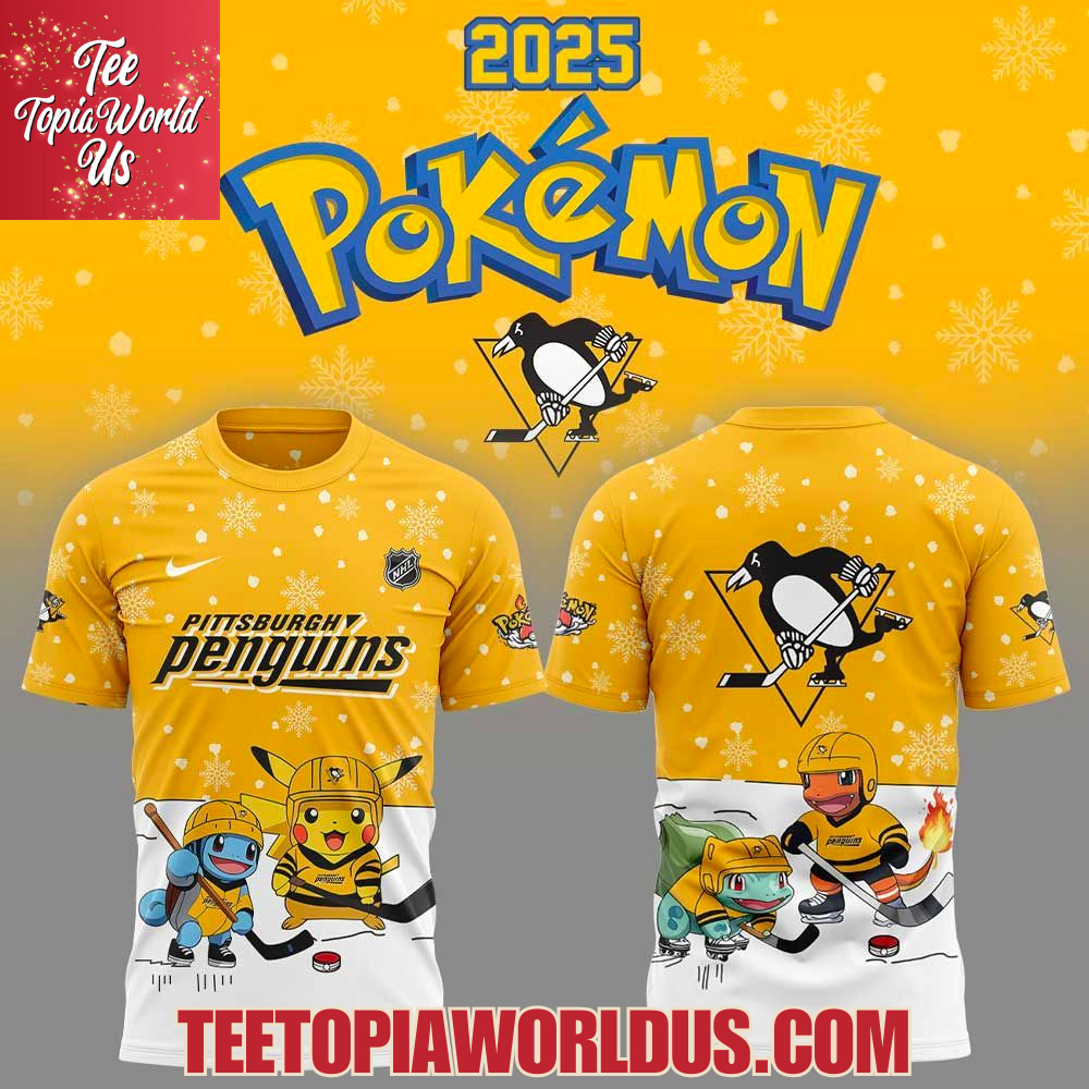 Pittsburgh Penguin x Pokemon 2025 Hoodie Pittsburgh Penguin x Pokemon 2025 Hoodie