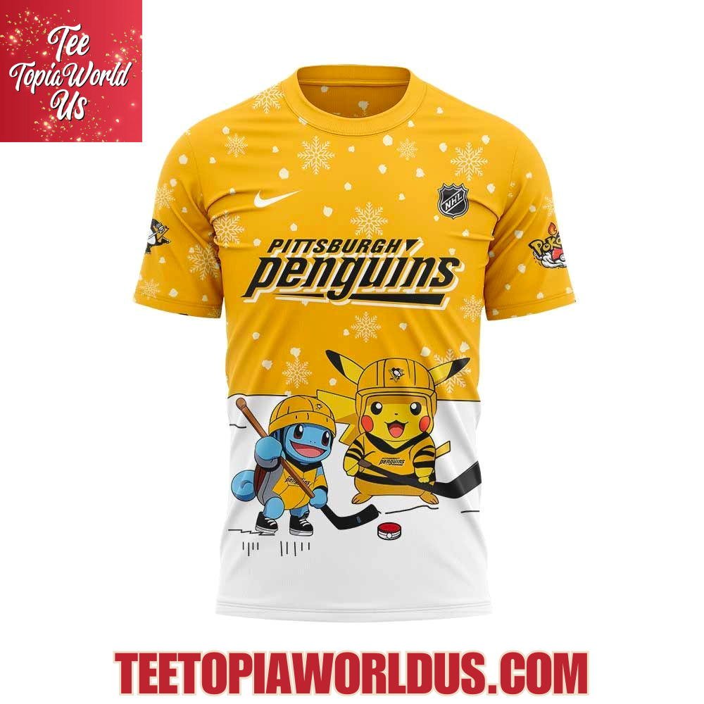 Pittsburgh Penguin x Pokemon 2025 Hoodie Pittsburgh Penguin x Pokemon 2025 Hoodie
