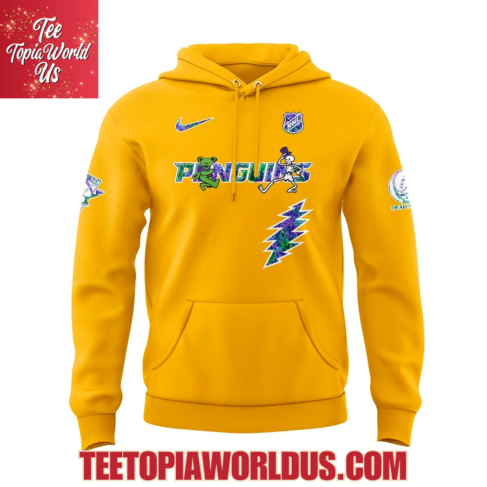 Pittsburgh Penguins Grateful Dead Night 2025 Hoodie Pittsburgh Penguins Grateful Dead Night 2025 Hoodie