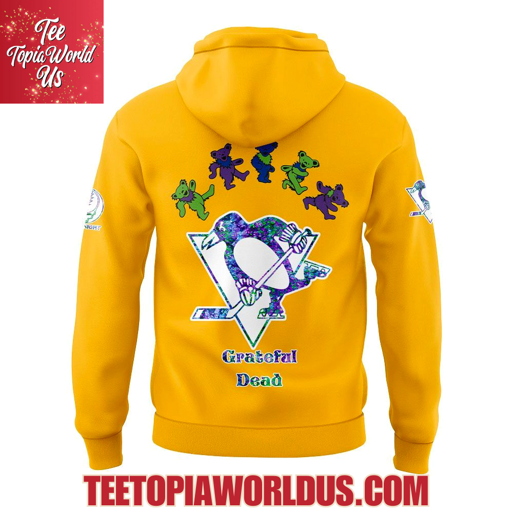 Pittsburgh Penguins Grateful Dead Night 2025 Hoodie Pittsburgh Penguins Grateful Dead Night 2025 Hoodie