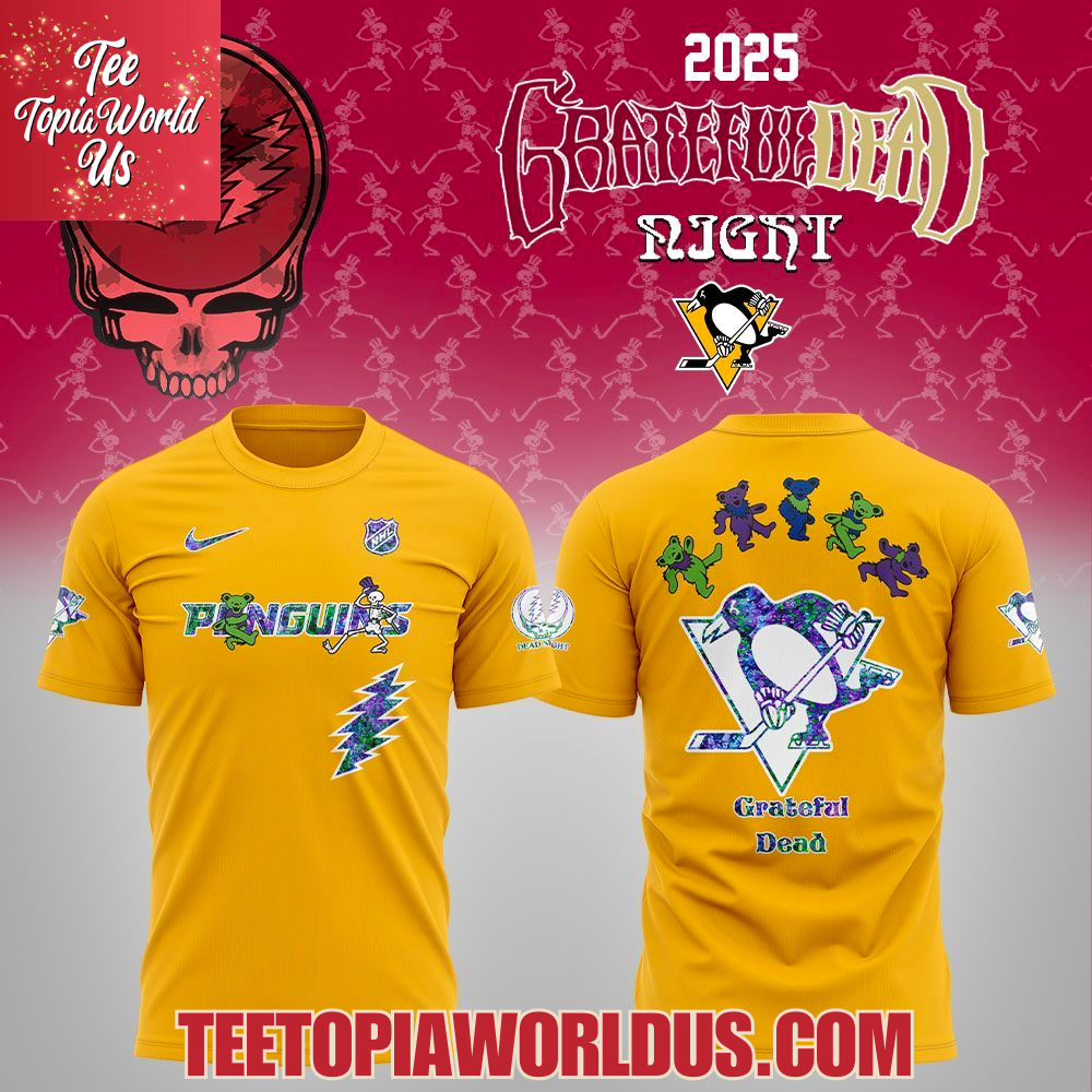 Pittsburgh Penguins Grateful Dead Night 2025 Hoodie Pittsburgh Penguins Grateful Dead Night 2025 Hoodie