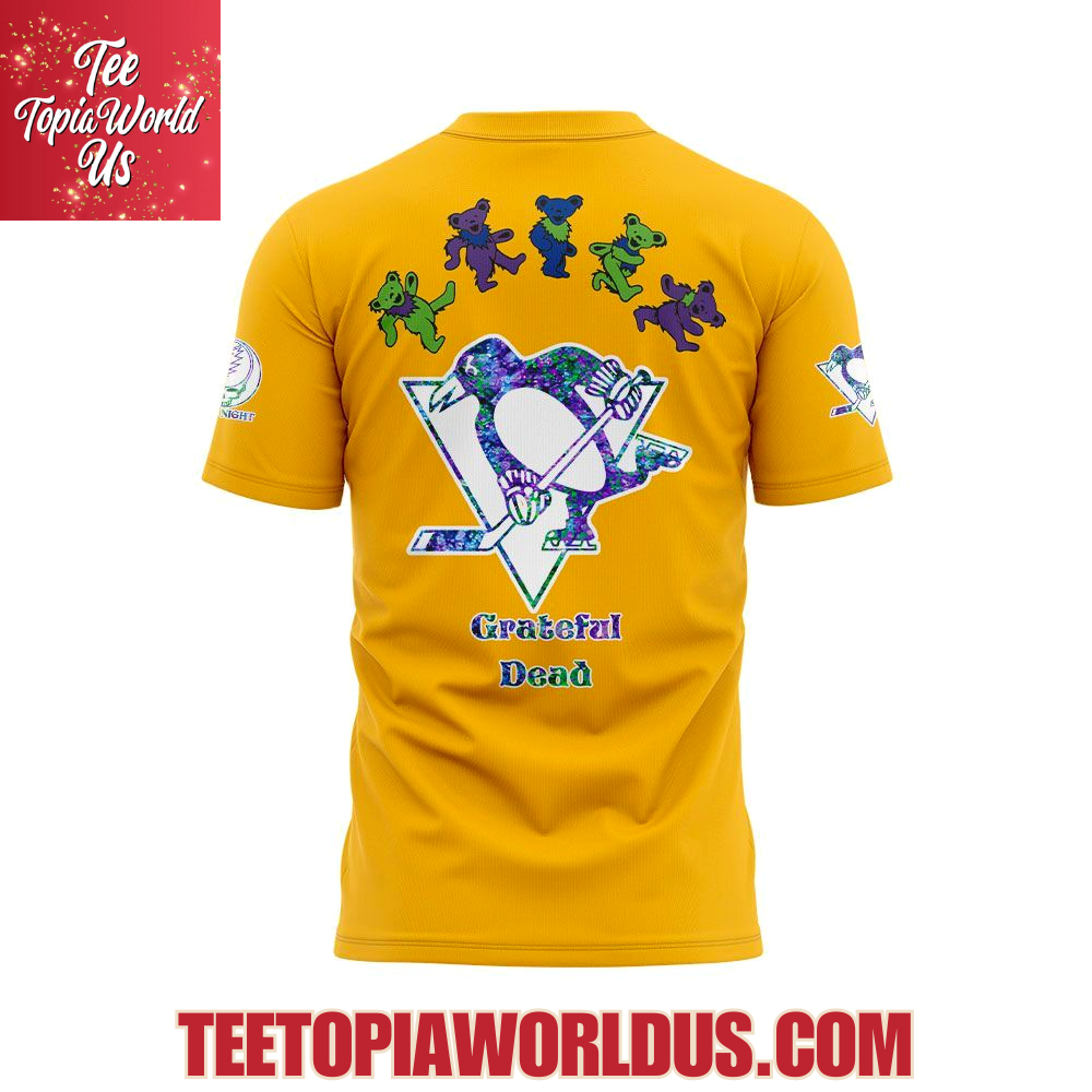 Pittsburgh Penguins Grateful Dead Night 2025 Hoodie Pittsburgh Penguins Grateful Dead Night 2025 Hoodie