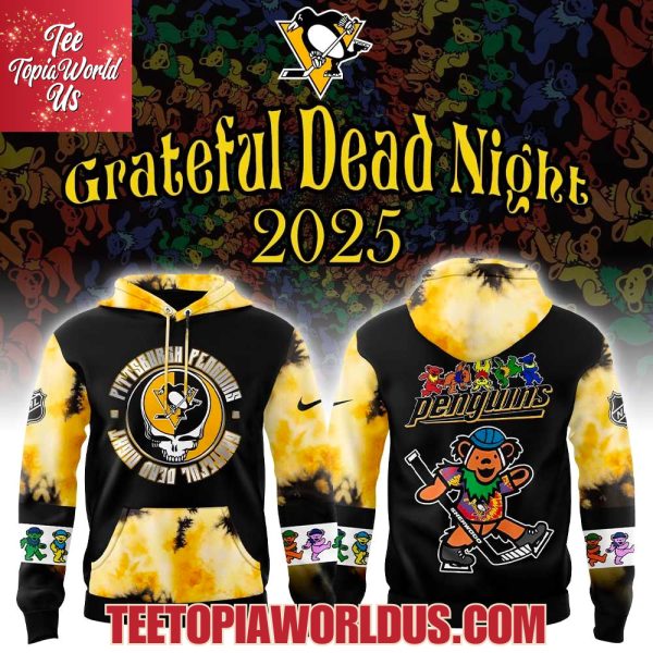 Pittsburgh Penguins Grateful Dead Night 60th Hoodie