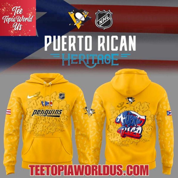 Pittsburgh Penguins Puerto Rican Heritage Hoodie Pittsburgh Penguins Puerto Rican Heritage Hoodie