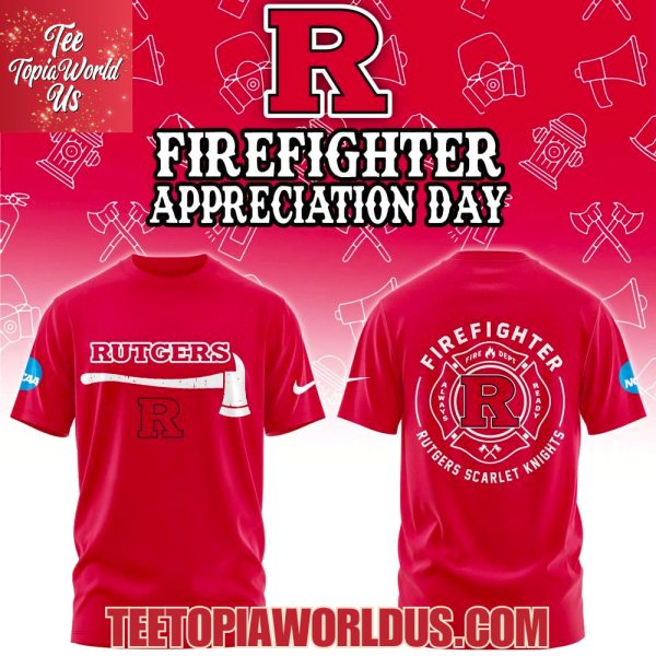 Rutgers Scarlet Knights Firefighter Application Day Hoodie
