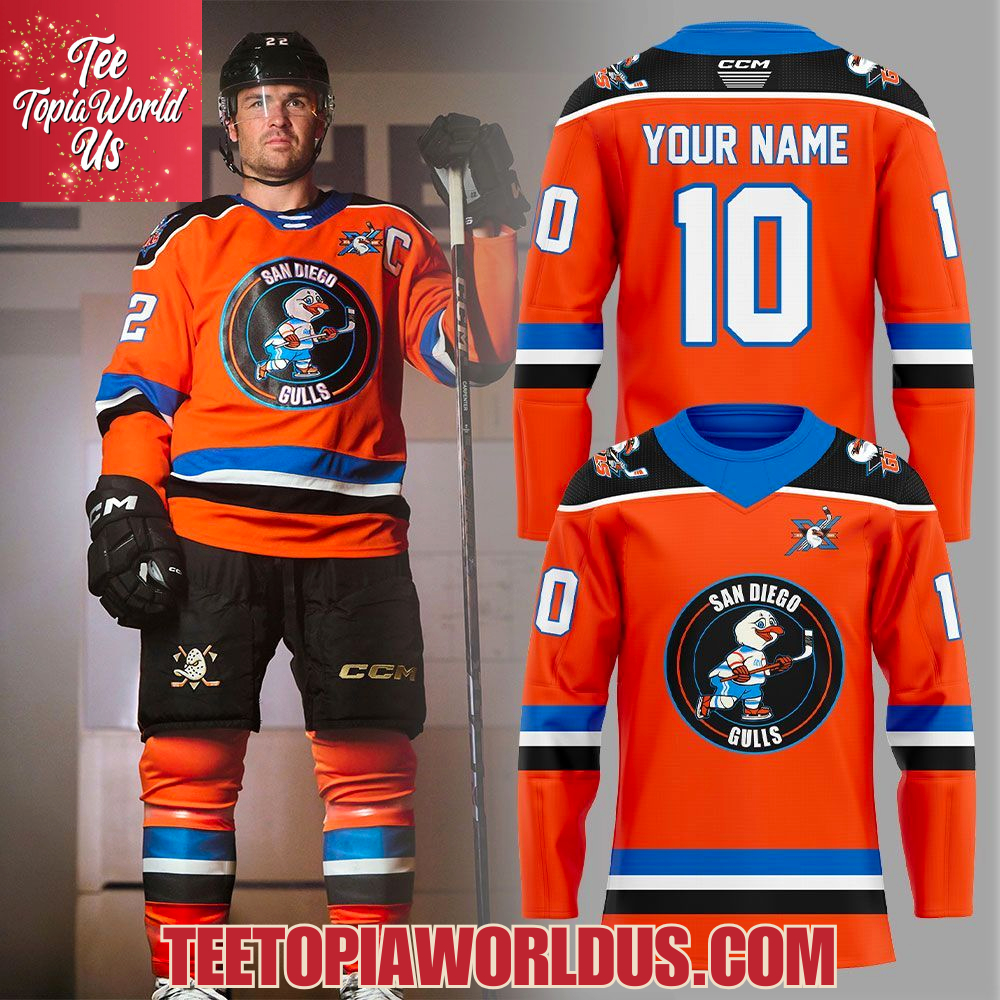 San Diego Gulls 10-Year Anniversary Jersey San Diego Gulls 10-Year Anniversary Jersey