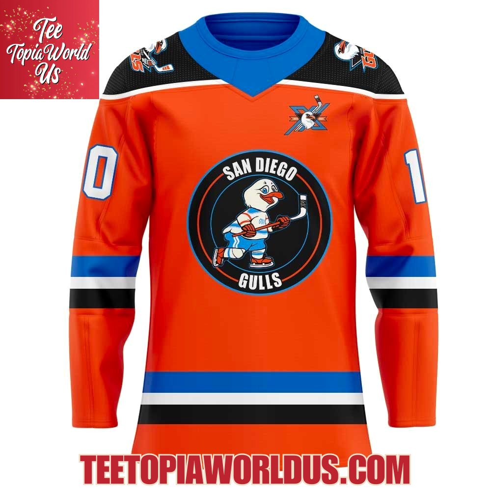 San Diego Gulls 10-Year Anniversary Jersey San Diego Gulls 10-Year Anniversary Jersey