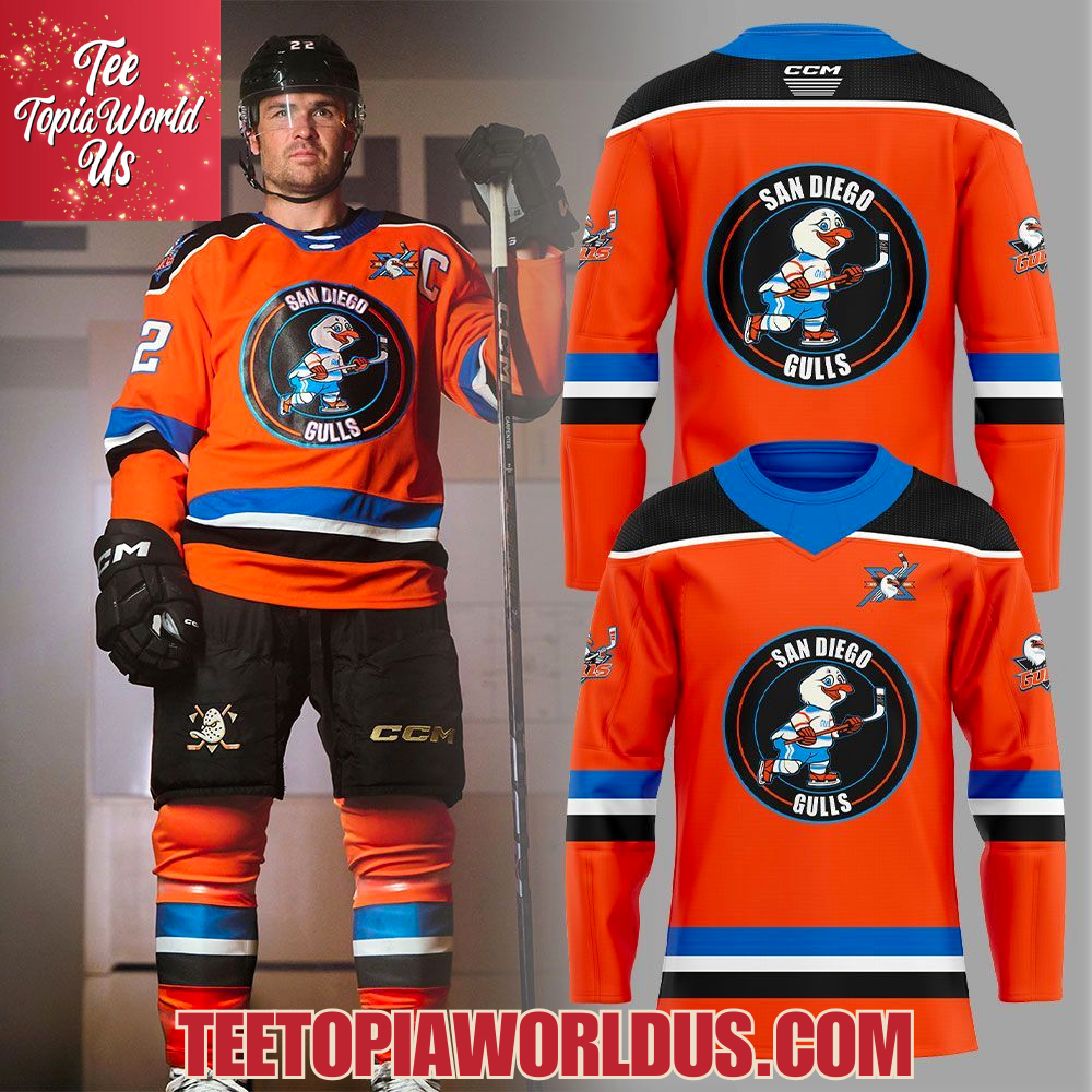 San Diego Gulls 10-Year Anniversary Jersey San Diego Gulls 10-Year Anniversary Jersey
