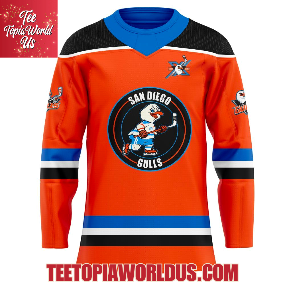 San Diego Gulls 10-Year Anniversary Jersey San Diego Gulls 10-Year Anniversary Jersey