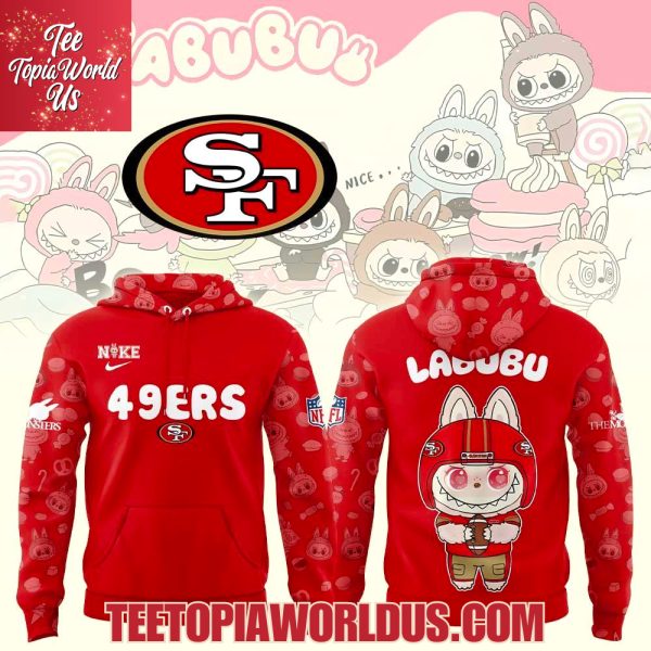 San Francisco 49ers x Labubu Hoodie San Francisco 49ers x Labubu Hoodie