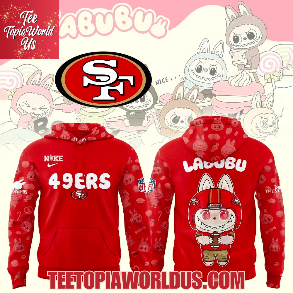 San Francisco 49ers x Labubu Hoodie San Francisco 49ers x Labubu Hoodie