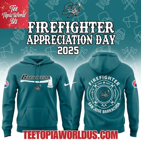 San Jose Barracuda Firefighter Application Day Hoodie