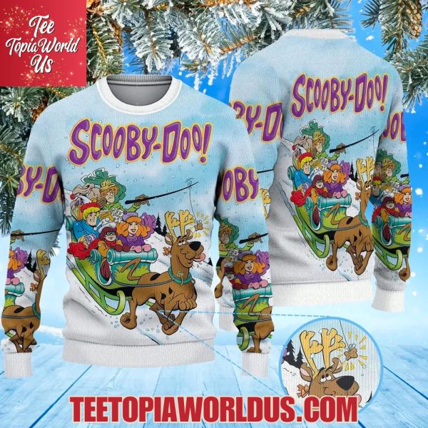 Scooby-Doo Christmas Knitted Ugly Christmas Sweater